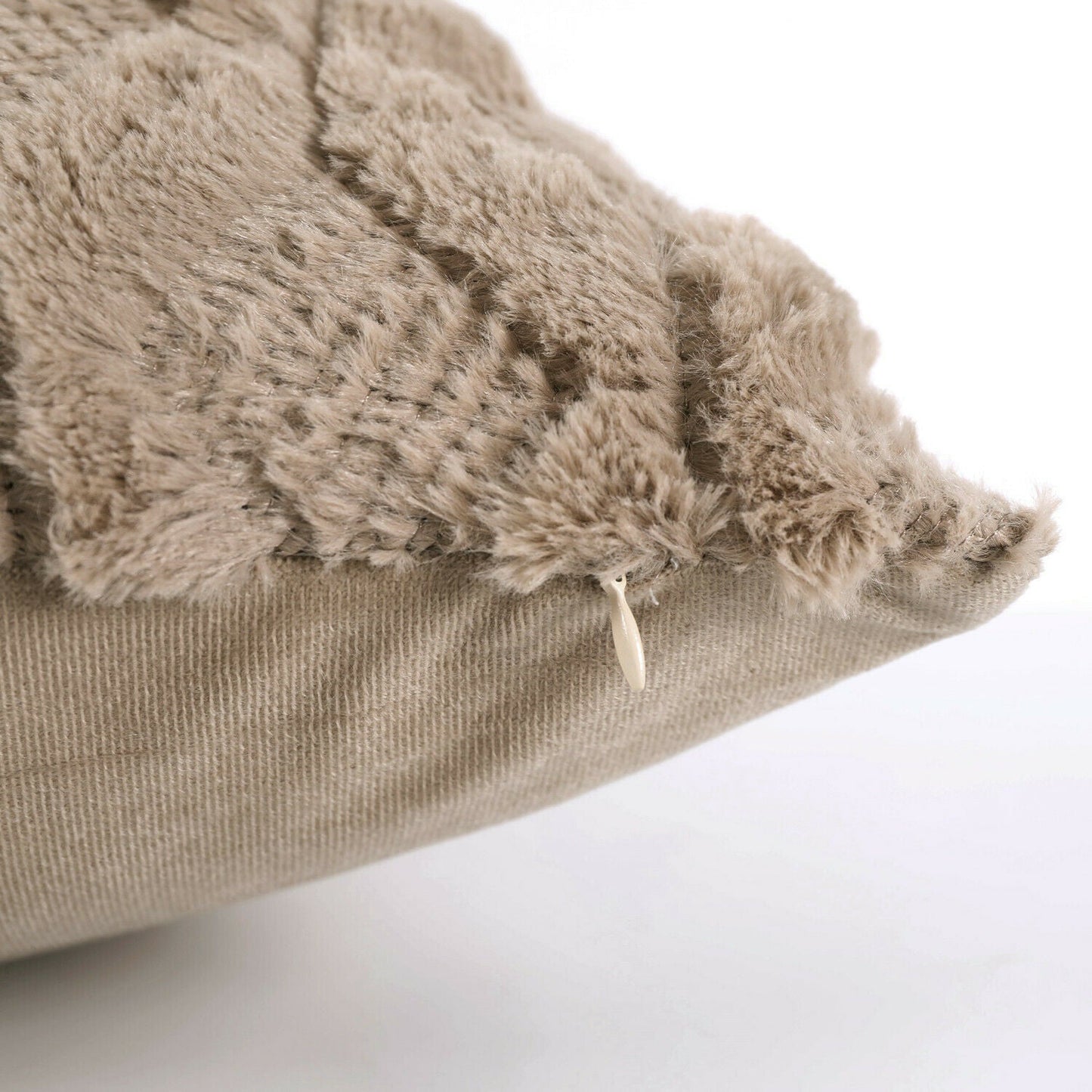 Super Soft Fluffy Plush Cushion Cover 18x18"-3