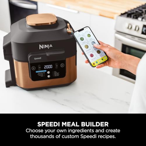 Ninja Combi 12-In-1 Multi-Cooker, Oven & Air Fryer, 12 Cooking Functions, Make 15 Minute* Family-Size Meals, Includes Bake Tray, Pan, & Recipe Guide, Grey, SFP700UK