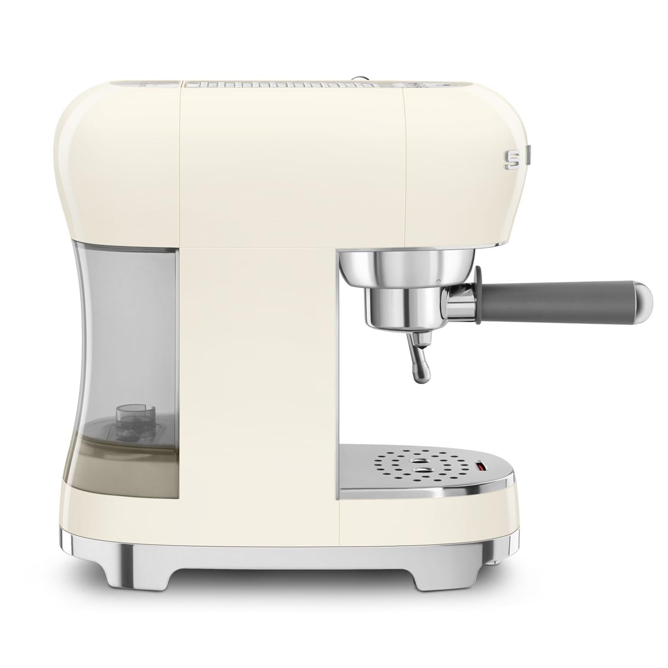 Smeg Retro Coffee Range Set, Espresso Machine with Steam Wand, Electric Coffee Grinder, Black