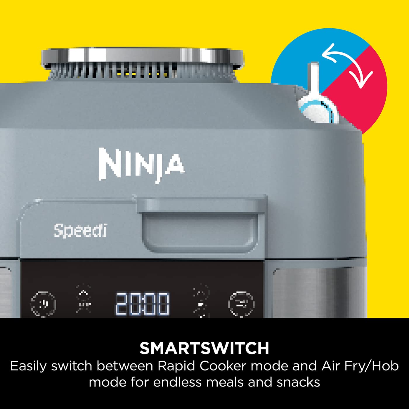 Ninja Combi 12-In-1 Multi-Cooker, Oven & Air Fryer, 12 Cooking Functions, Make 15 Minute* Family-Size Meals, Includes Bake Tray, Pan, & Recipe Guide, Grey, SFP700UK