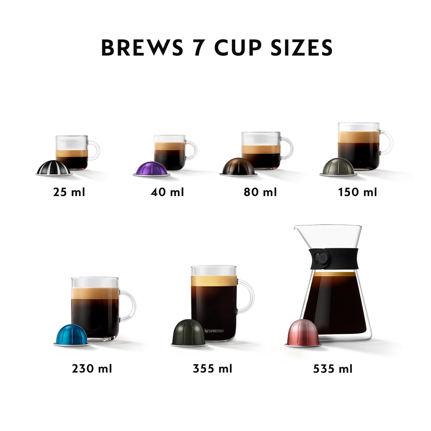 Nespresso - Vertuo Creatista Capsule Coffee Machine with Milk Frother Wand for Cappuccino, Flat White and Espresso by Sage, Brushed Stainless Steel