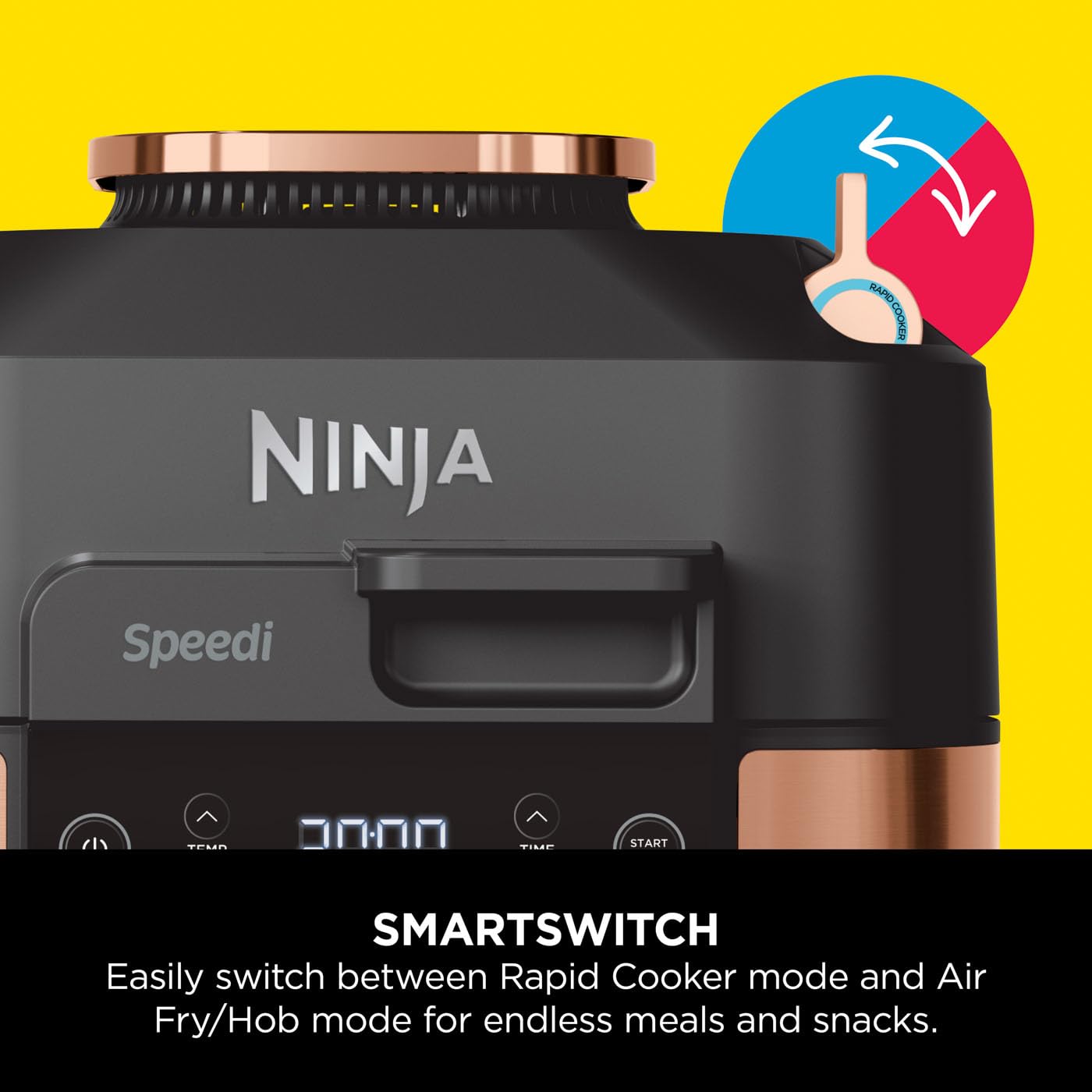 Ninja Combi 12-In-1 Multi-Cooker, Oven & Air Fryer, 12 Cooking Functions, Make 15 Minute* Family-Size Meals, Includes Bake Tray, Pan, & Recipe Guide, Grey, SFP700UK