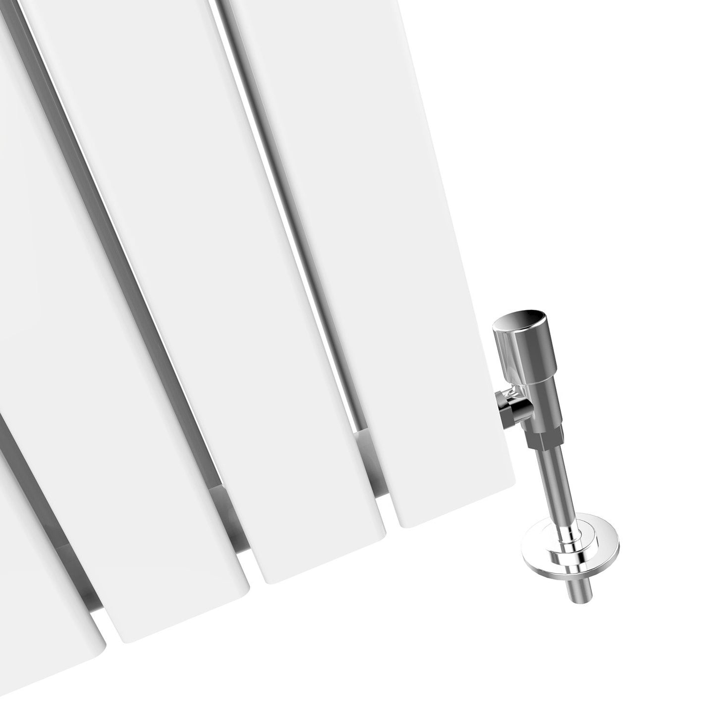 ELEGANT Radiators Vertical White Tall Single Bathroom Kitchen Designer Radiator Flat Panel 1800 x 452 mm