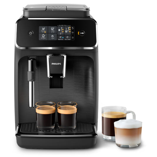 Philips 5500 Series Bean to Cup Coffee Machine – 20 Hot & Iced drinks, LatteGo Milk Frother, Fastest-to-Clean, 40% Quieter, Ceramic Grinder, Fully Automatic Espresso & Cappuccino maker – EP5546/70