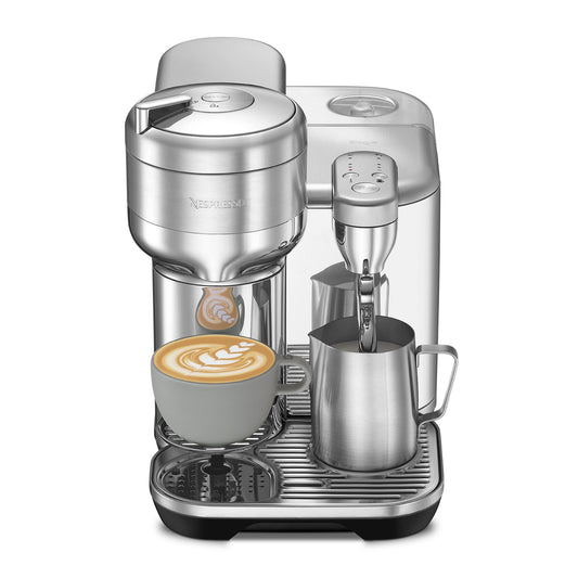 Nespresso - Vertuo Creatista Capsule Coffee Machine with Milk Frother Wand for Cappuccino, Flat White and Espresso by Sage, Brushed Stainless Steel