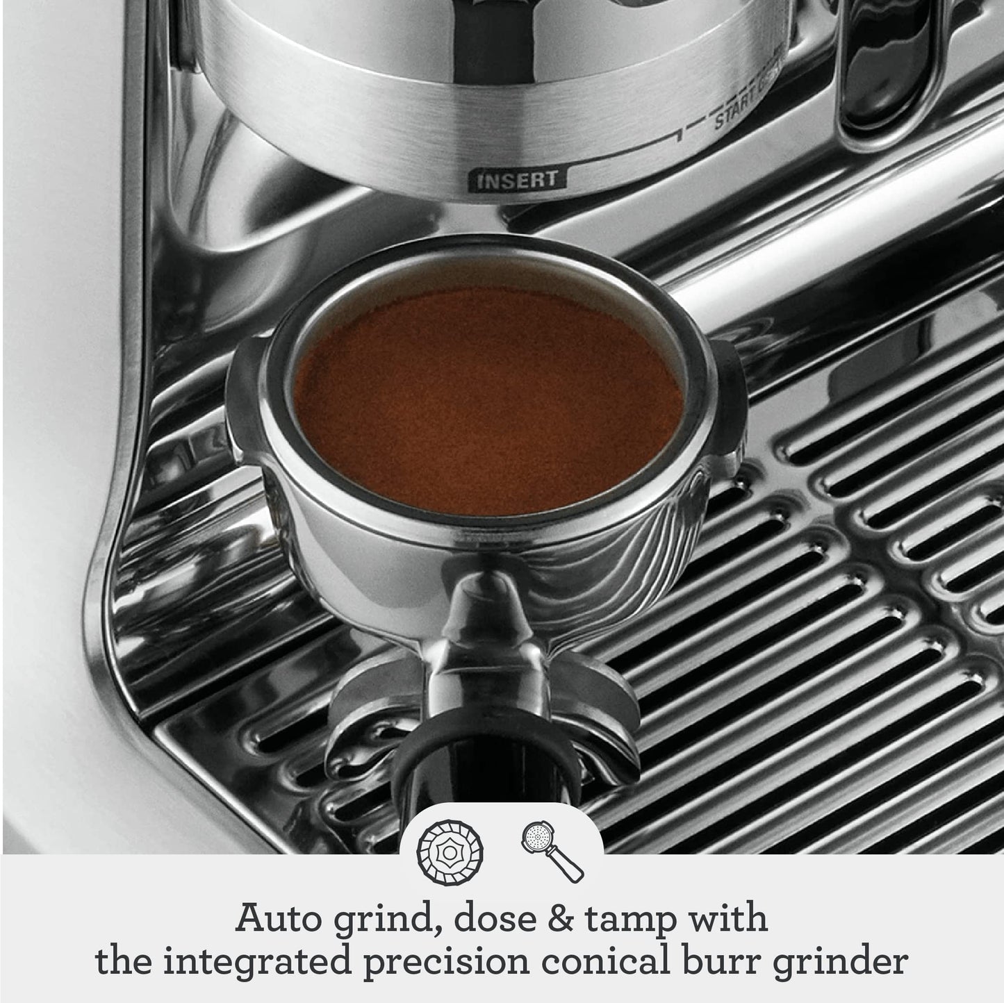 Sage - The Oracle, Bean to Cup Coffee Machine with Manual and Automatic Milk Frother, Volumetric or Timed Shot Control, 45 Grind Settings, Espresso, Cappuccino, 2.5L Water Tank, 2400 W, Black Truffle