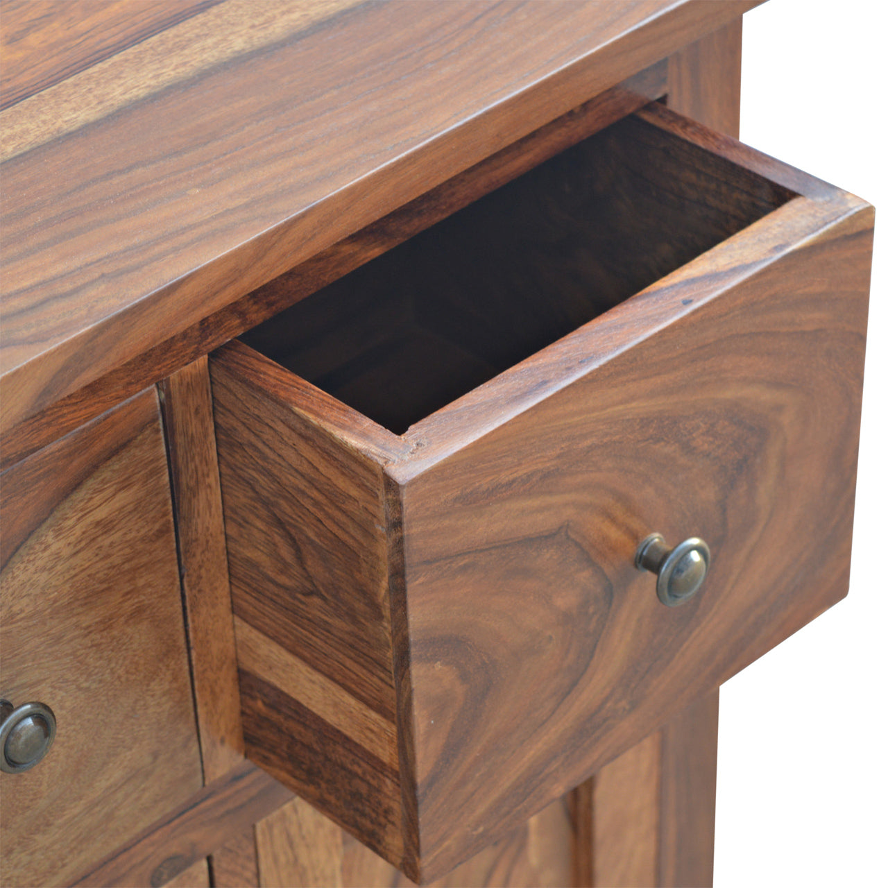 Sheesham 4 Drawer Cabinet-3