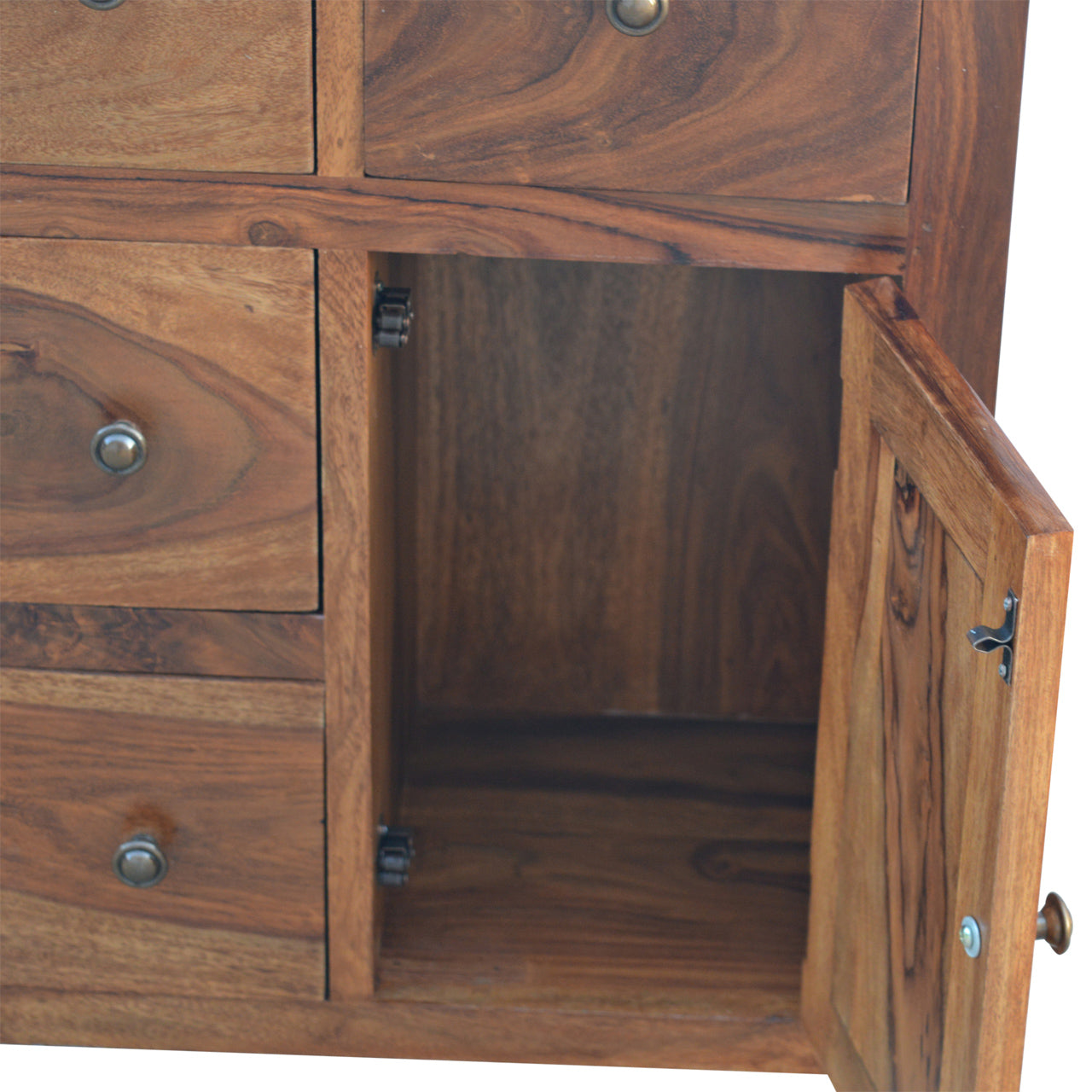 Sheesham 4 Drawer Cabinet-6