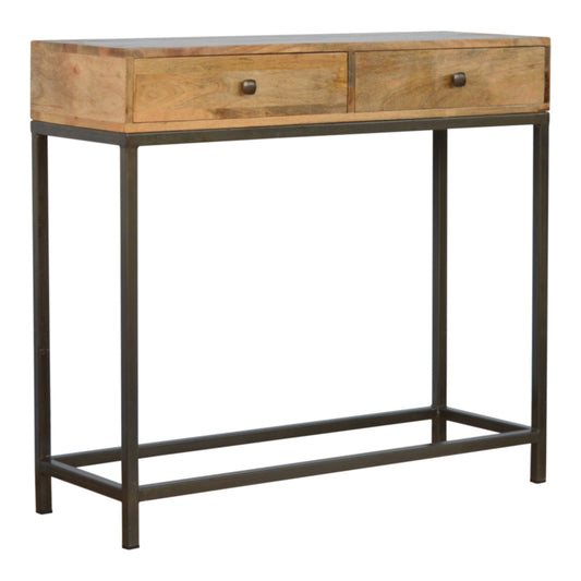Iron Base Console Table with 2 Drawers wholesalers