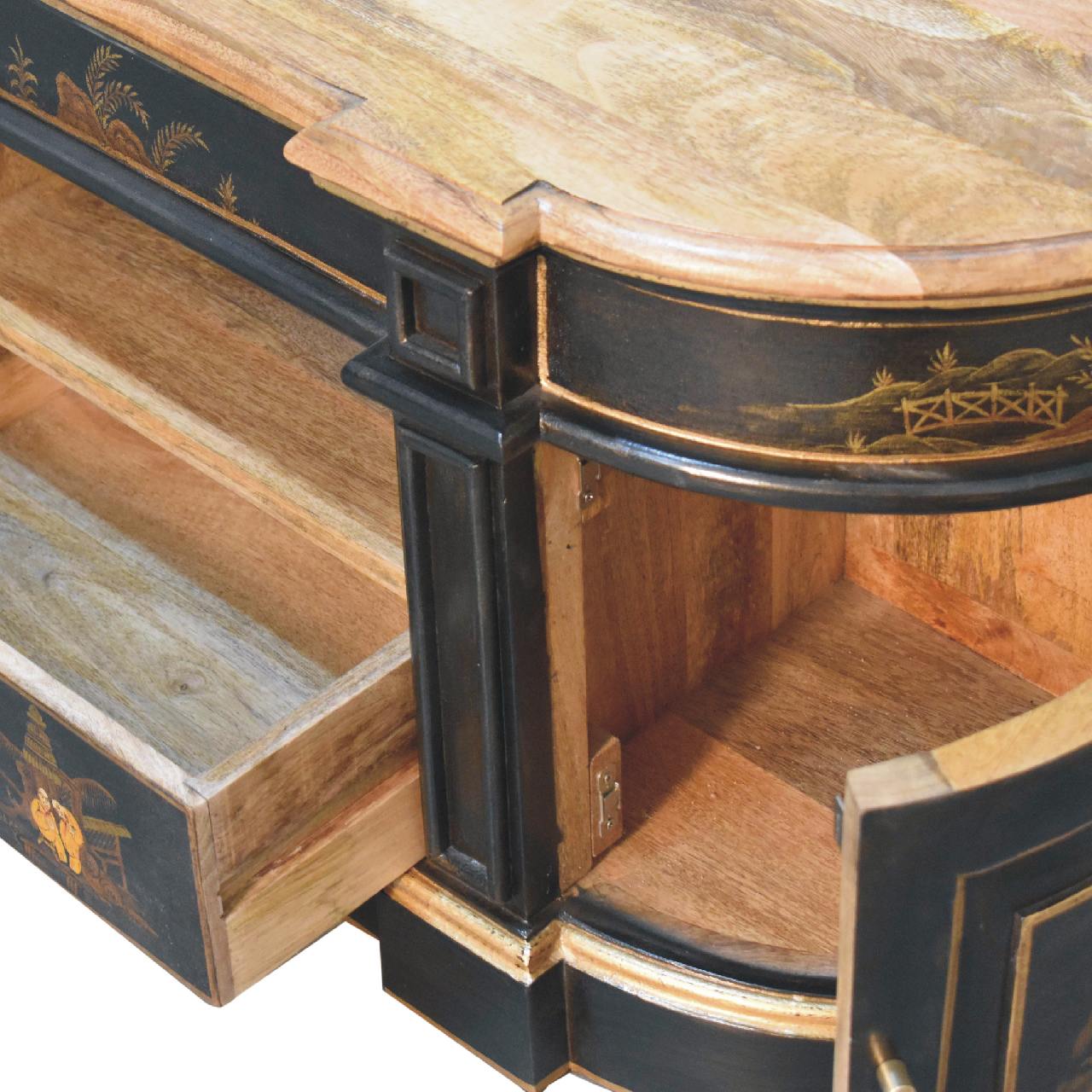 Oriental 2 Door Media Unit-5