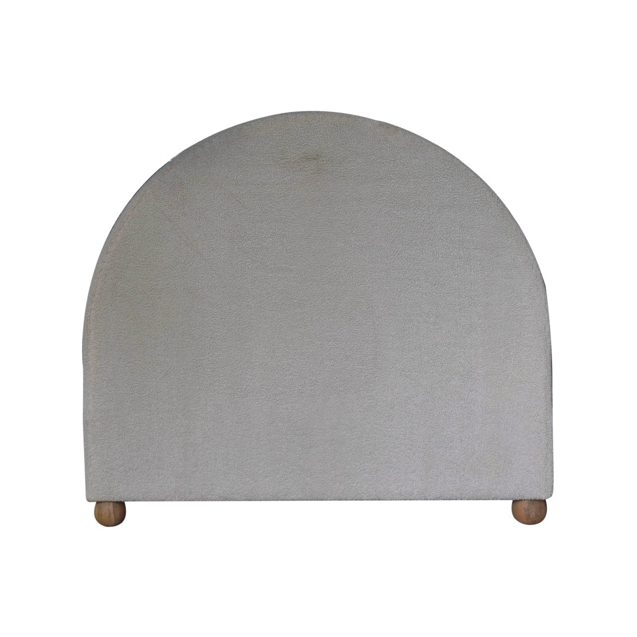 Cream Boucle Double Bed-8