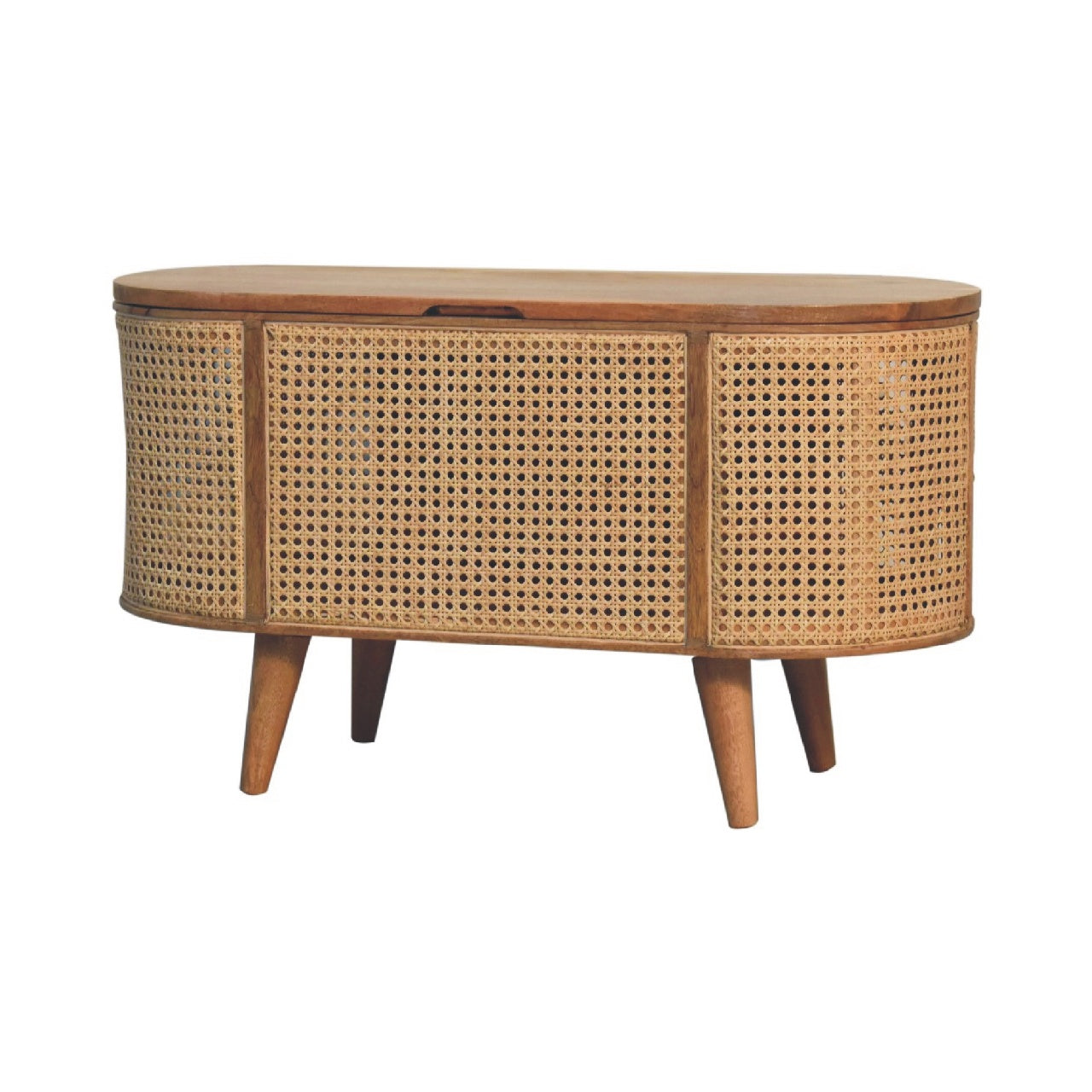 Larrisa Rounded Lid up Blanket Box-3