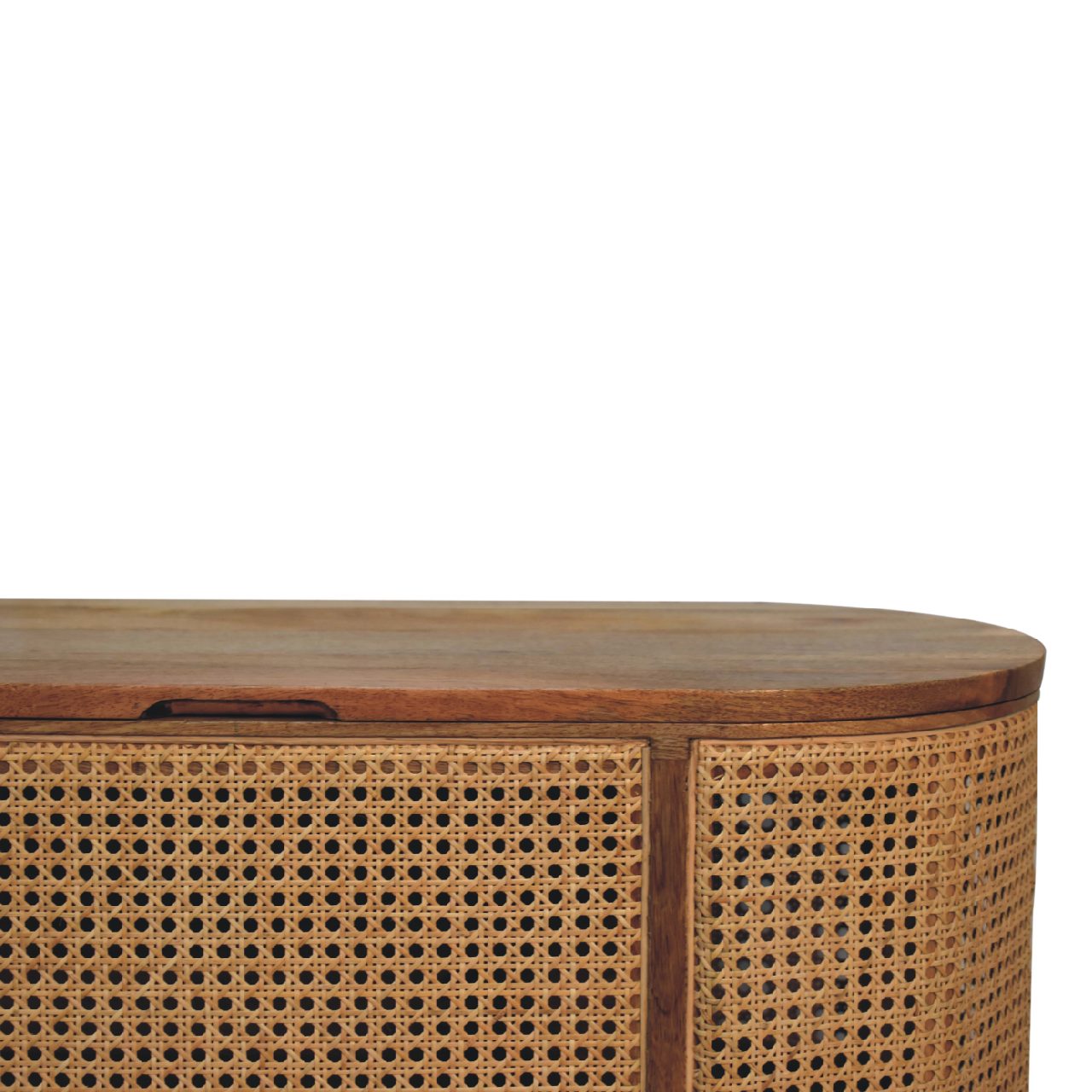 Larrisa Rounded Lid up Blanket Box-4