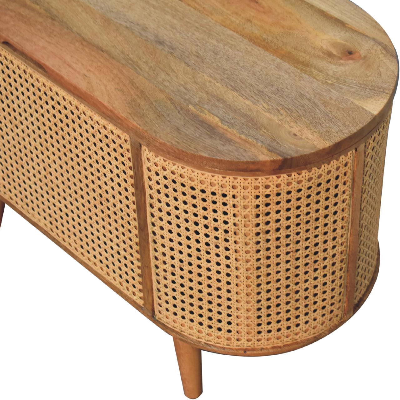 Larrisa Rounded Lid up Blanket Box-5