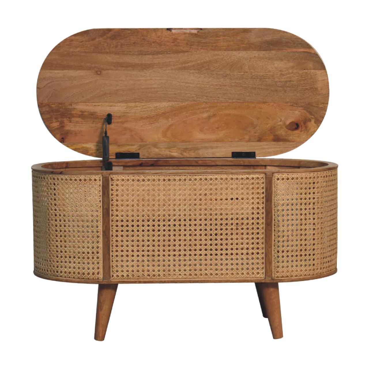 Larrisa Rounded Lid up Blanket Box-6