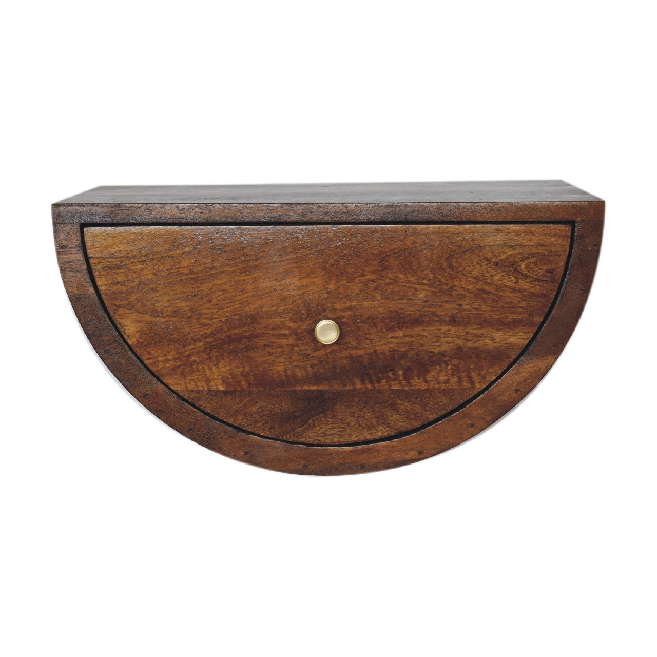 Chestnut Crescent Floating Nightstand-0
