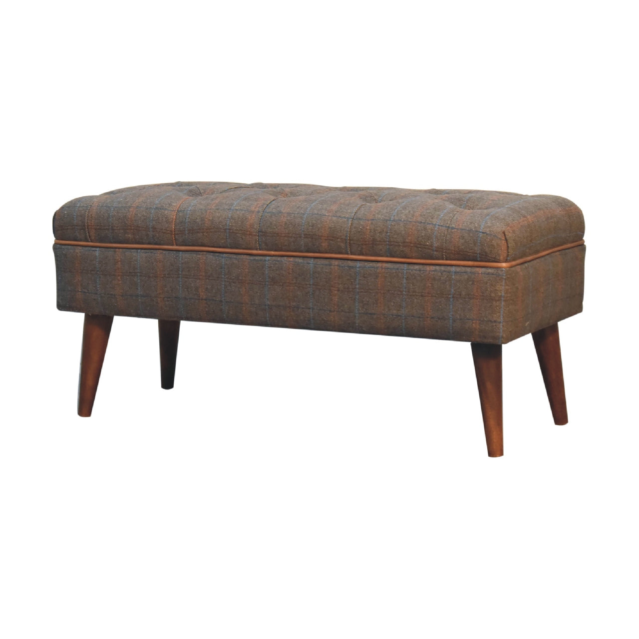 Multi Tweed Buffalo Pipe Bench-2
