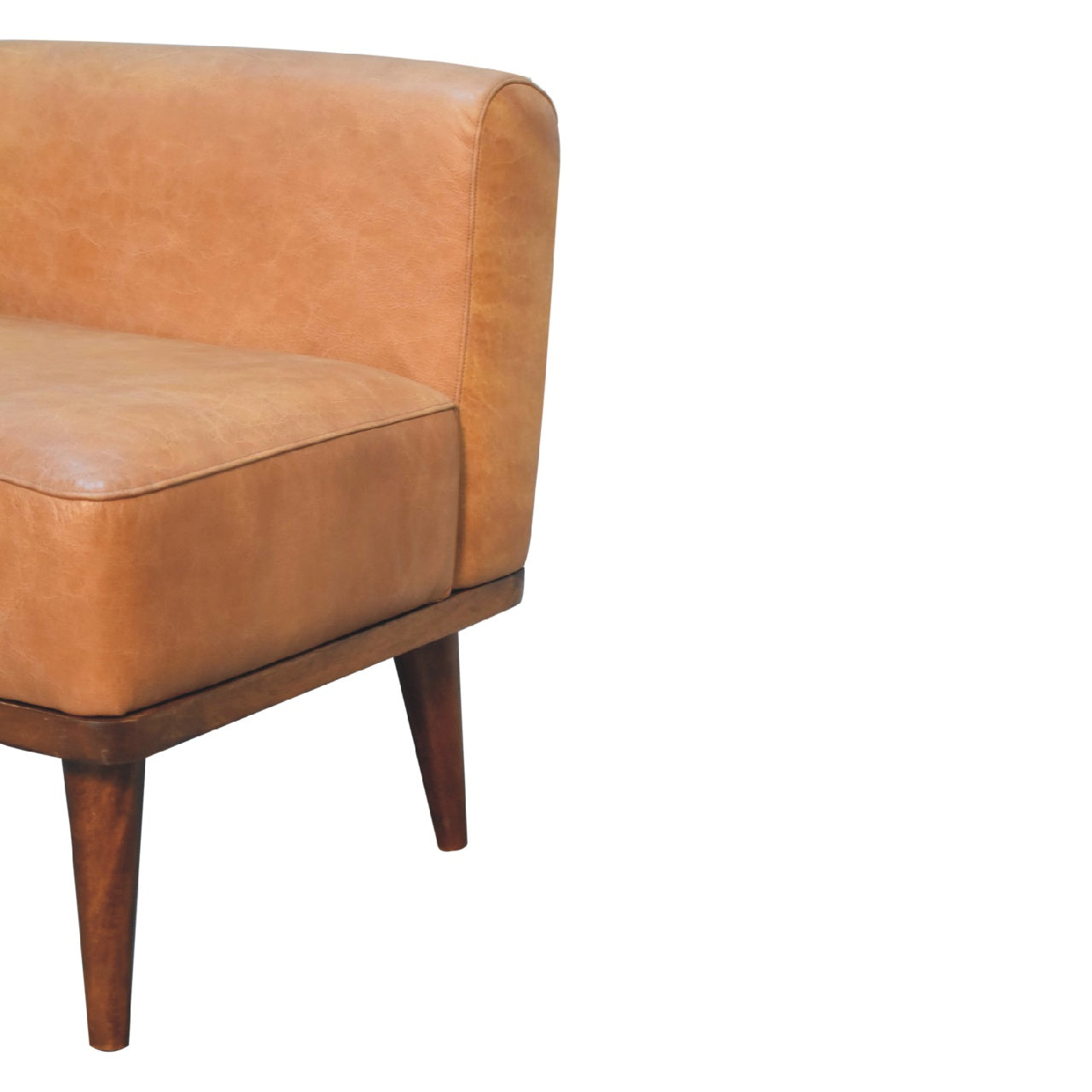 Tan Buffalo Backrest Footstool-6
