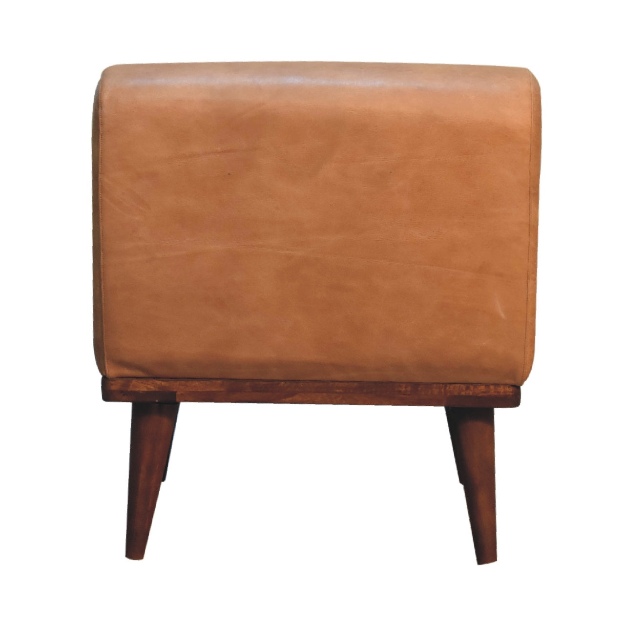 Tan Buffalo Backrest Footstool-8