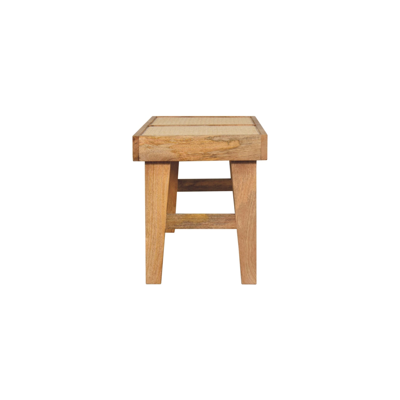 Open Rattan Bench-8