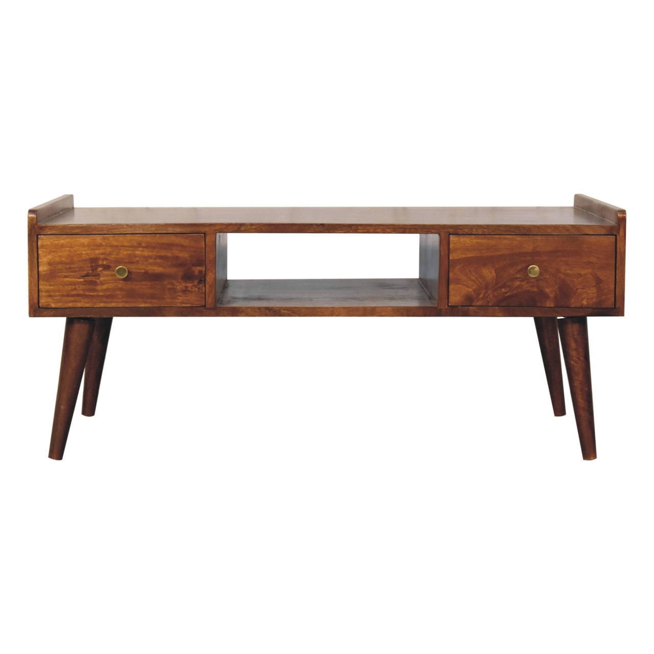 Elevated Chestnut Media Unit-1