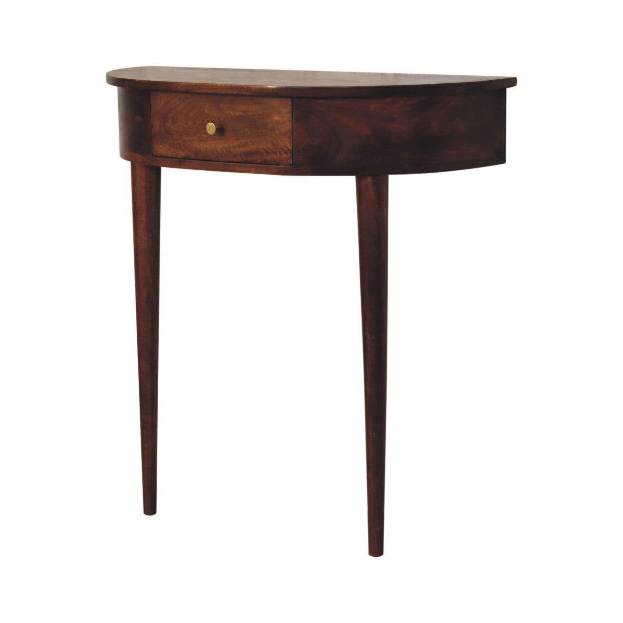Backless Mounted Chestnut Console-2