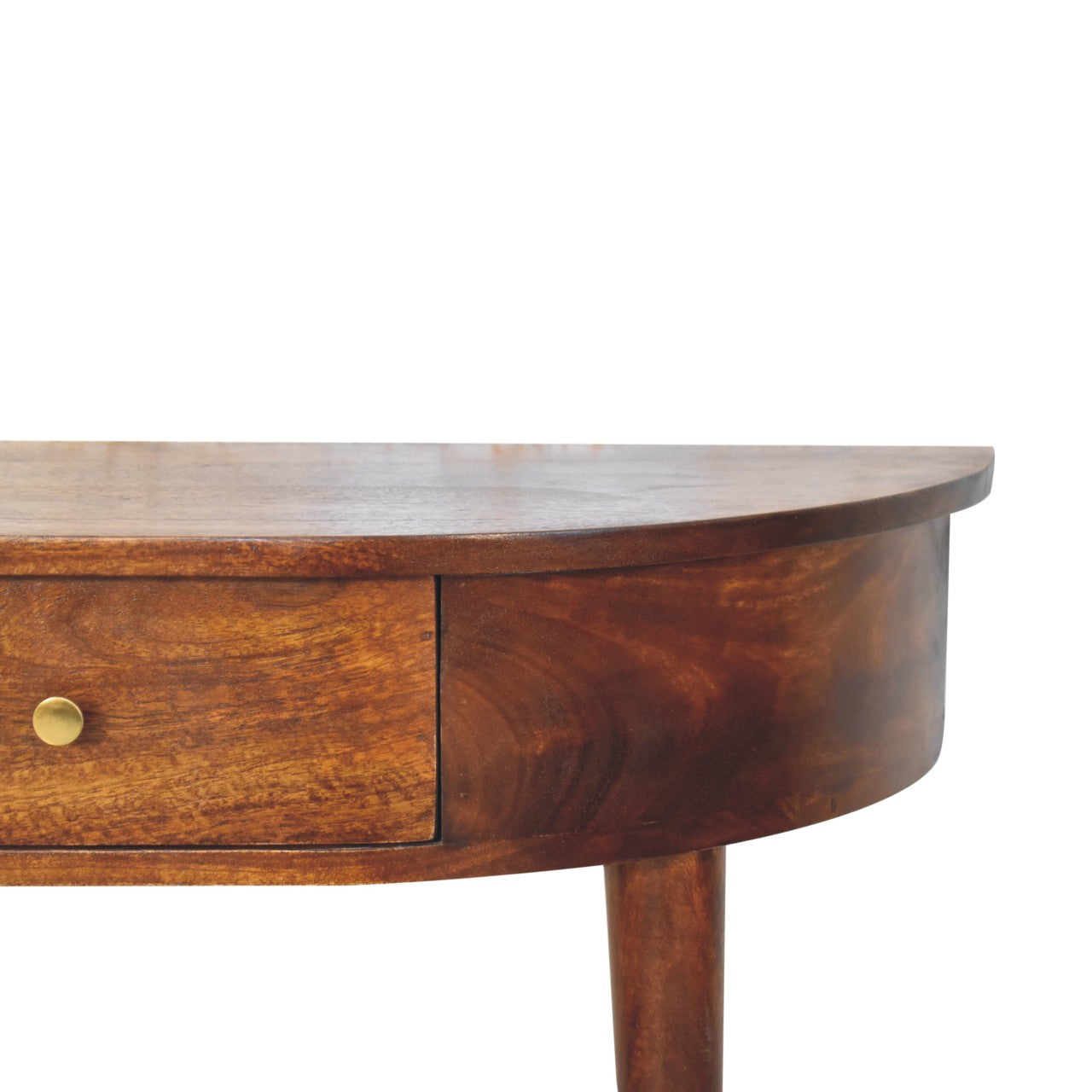 Backless Mounted Chestnut Console-4