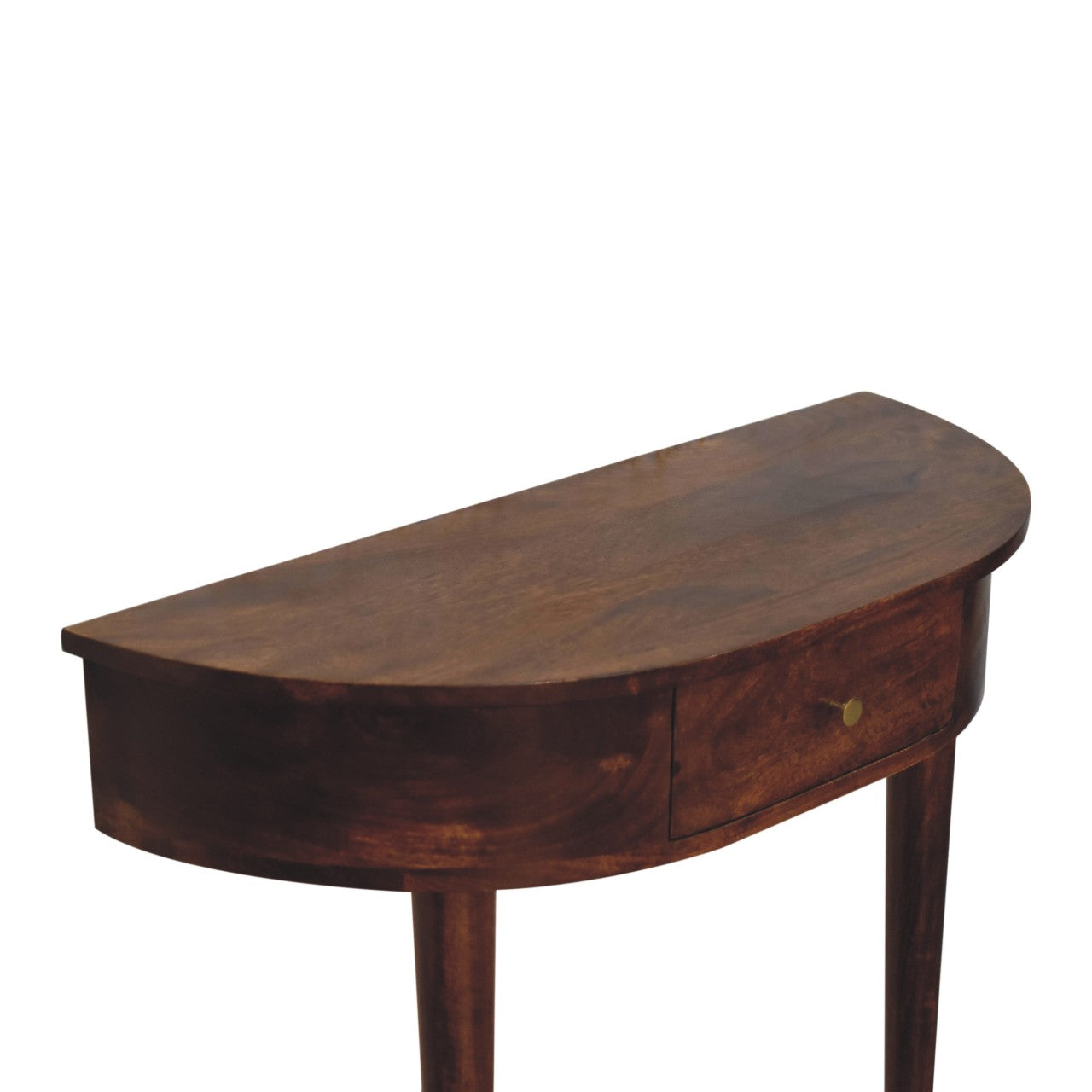 Backless Mounted Chestnut Console-5