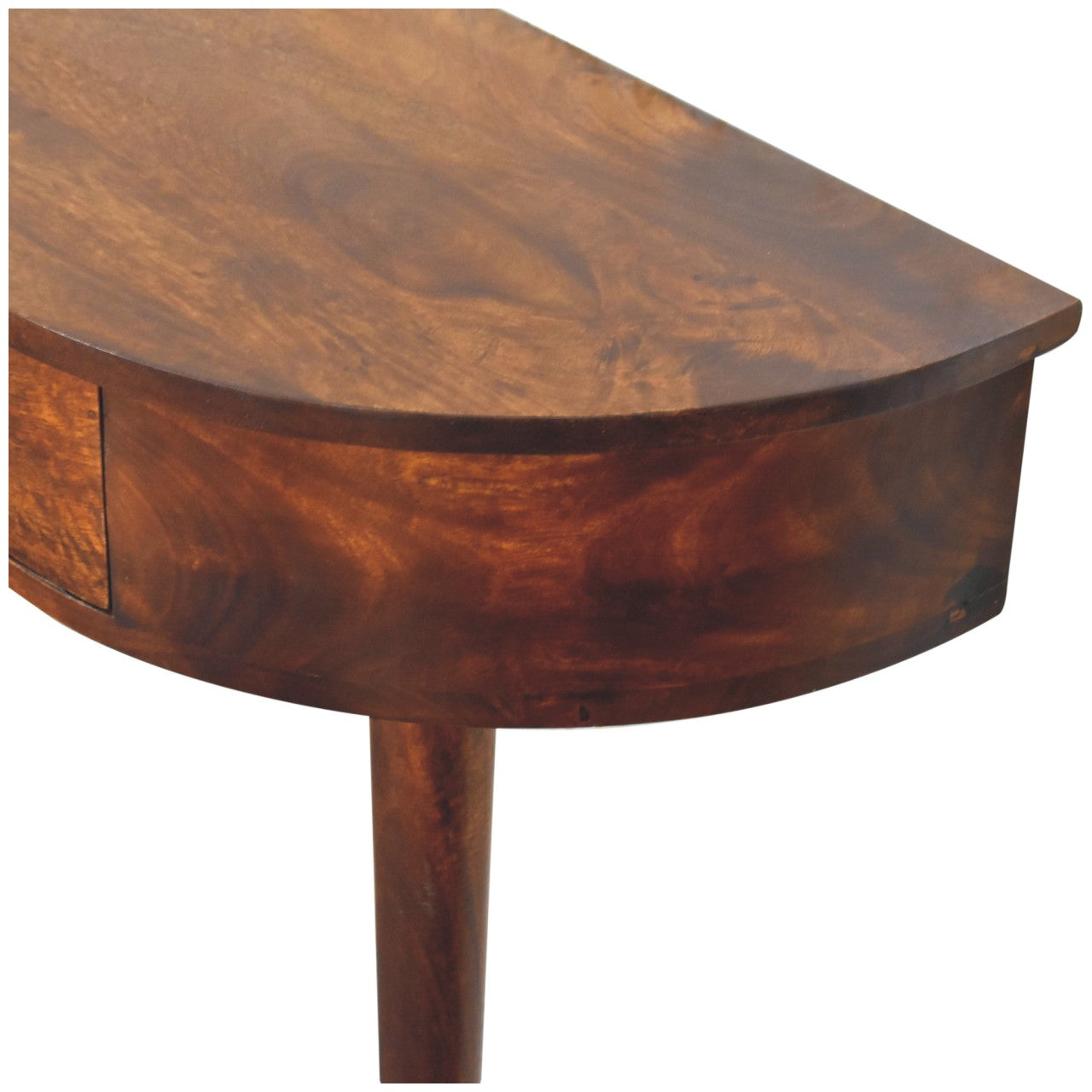 Backless Mounted Chestnut Console-7