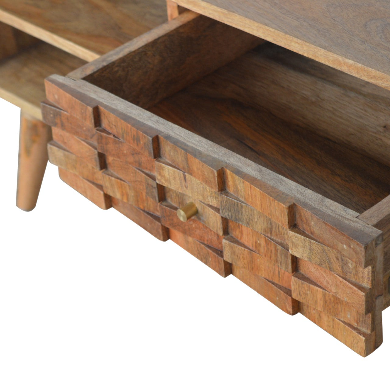 Tile Carved TV Unit-5