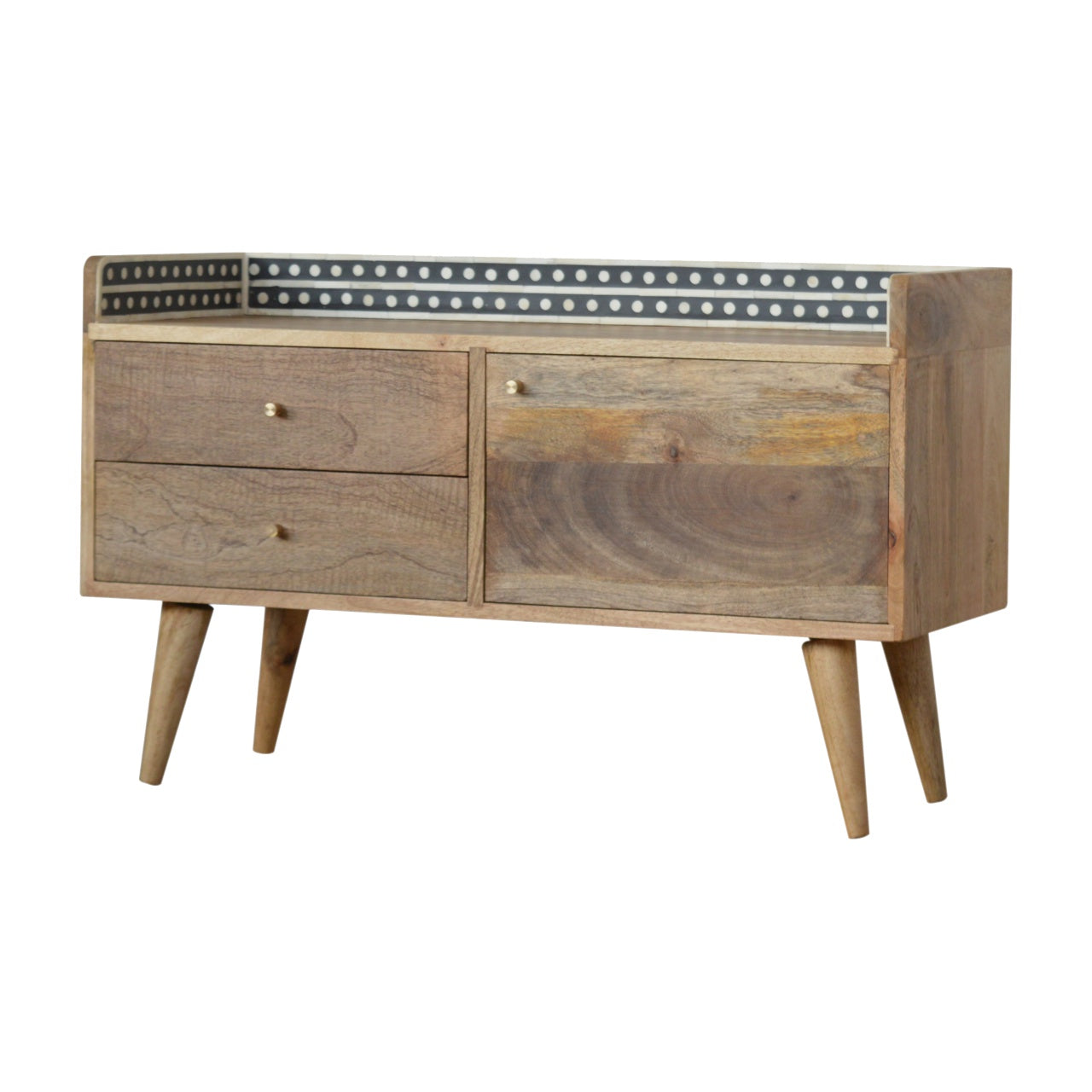 Bone Inlay Gallery Back Media Unit-2