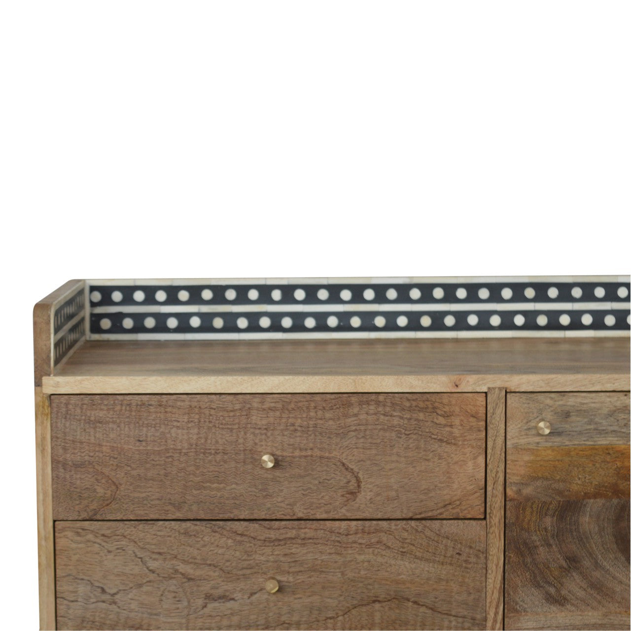 Bone Inlay Gallery Back Media Unit-3