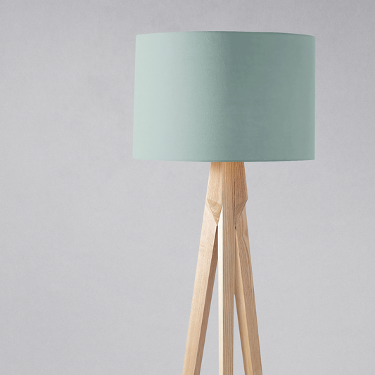 Plain Blue Sage Lampshade, Blue Ceiling or Table Lamp Shade