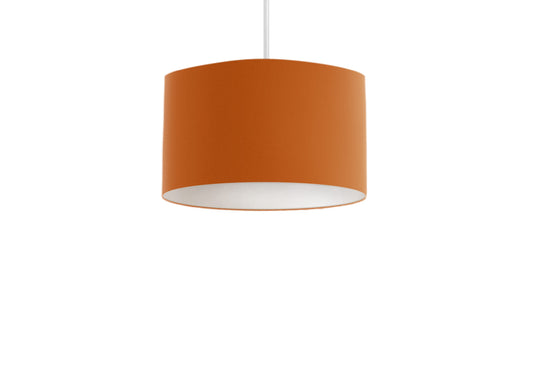 Plain Burnt Orange Lampshade, Ceiling or Table Lamp Shade