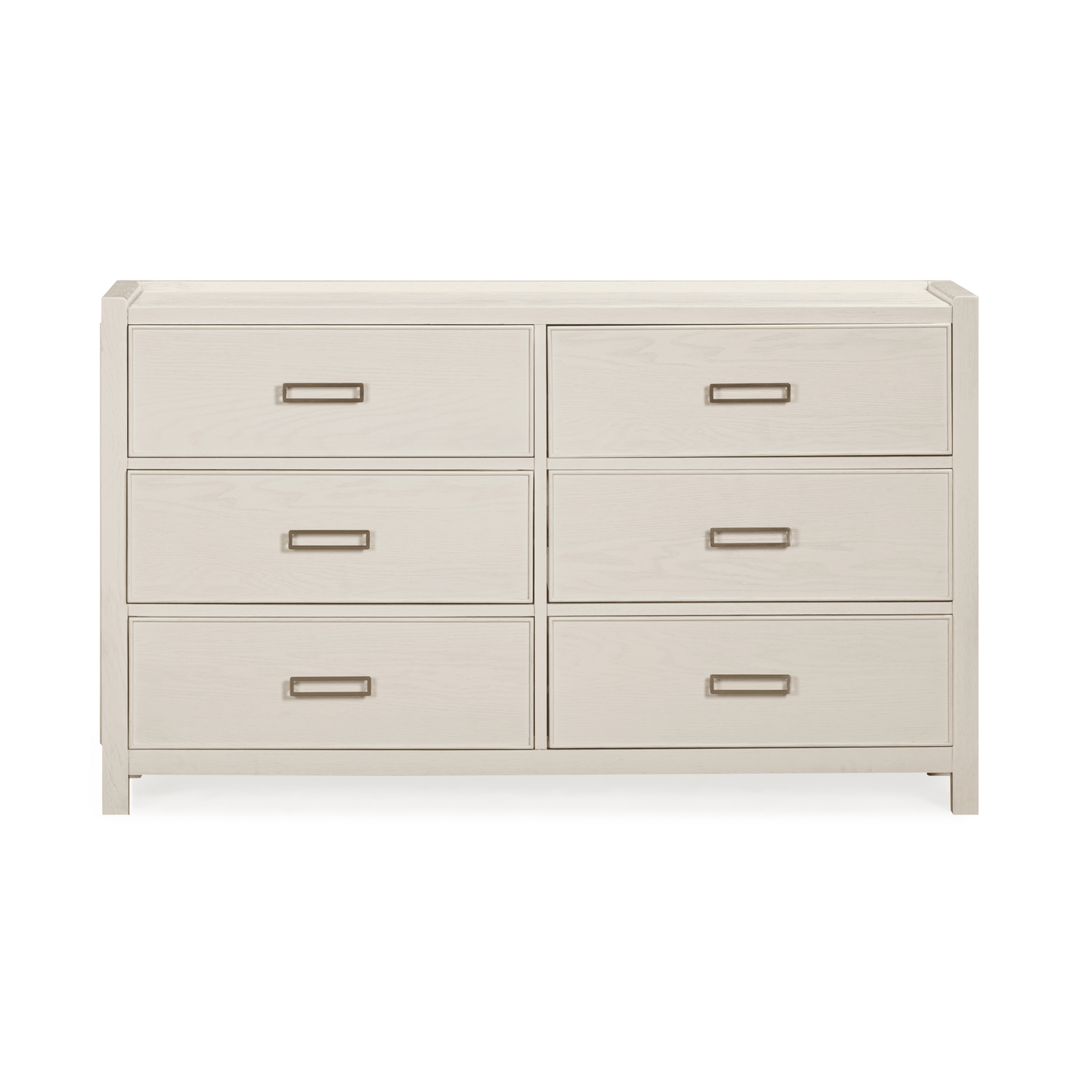 Soho Cream Oak Veneer 6 Drawer Chest