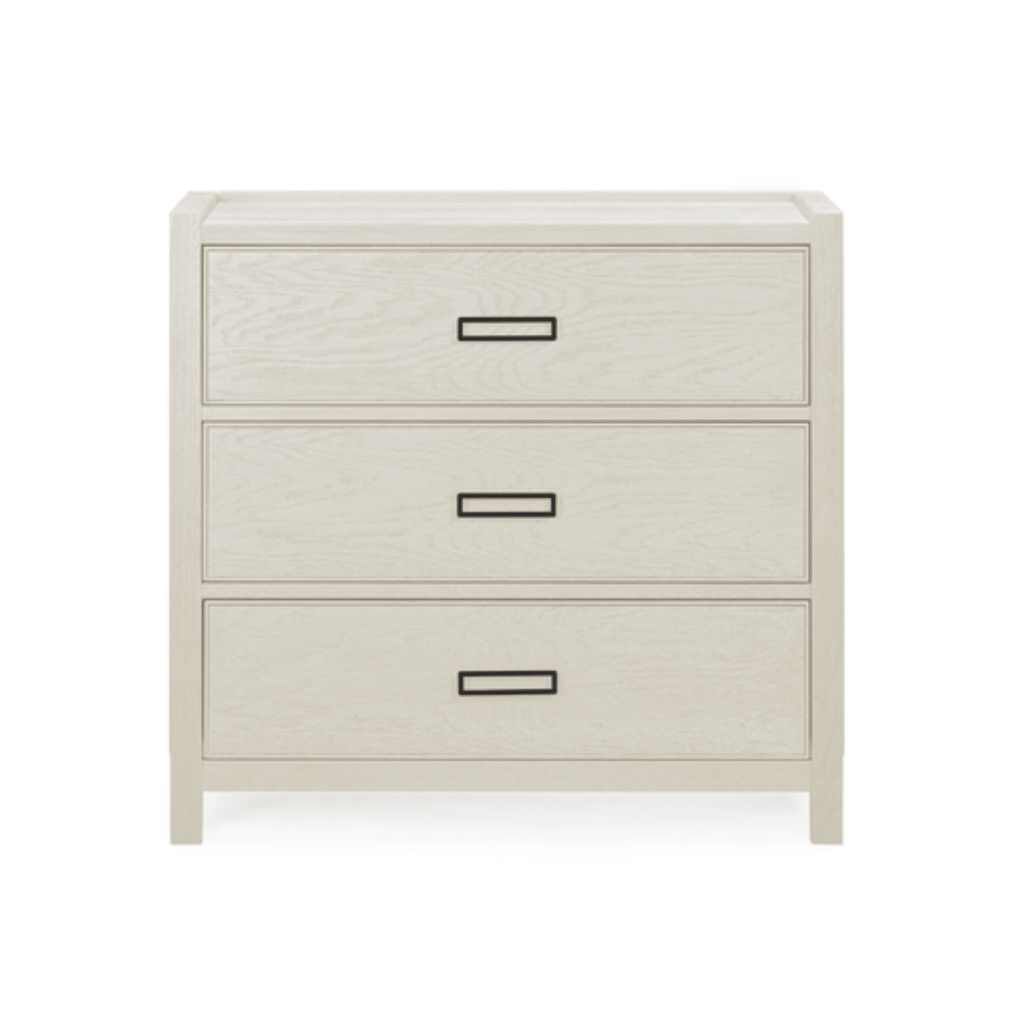 Soho Cream Oak Veneer 3 Drawer Chest