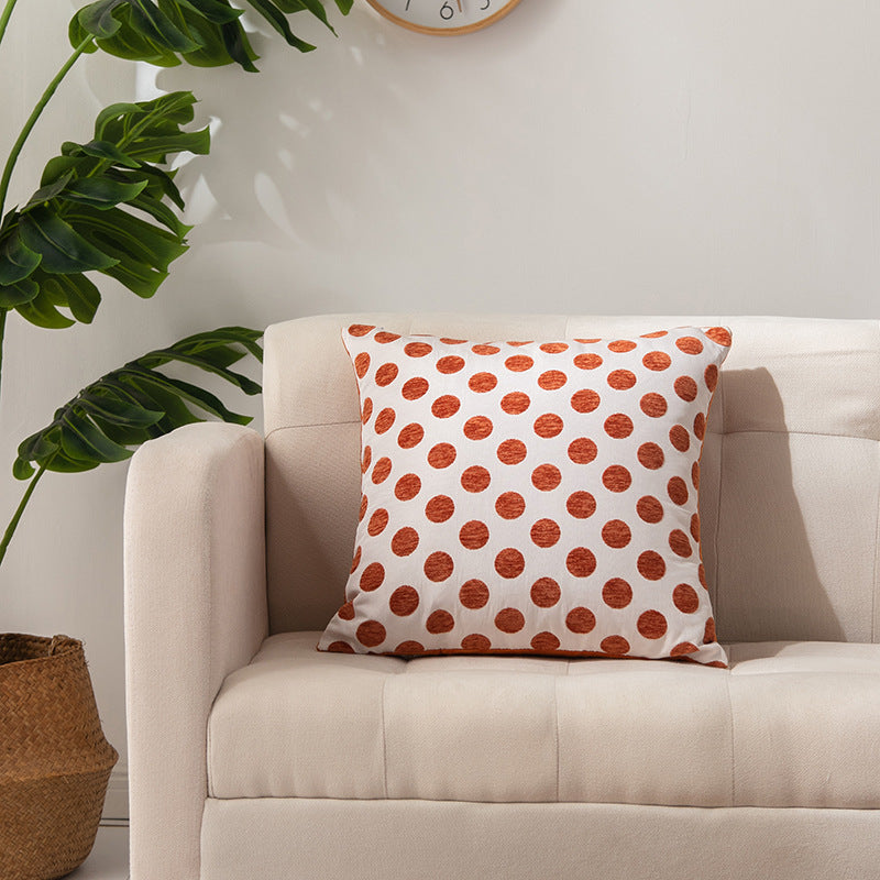 Multiple Geometric Pattern Orange Cushion Cover 45cm x 45cm 18x18 Inches-3