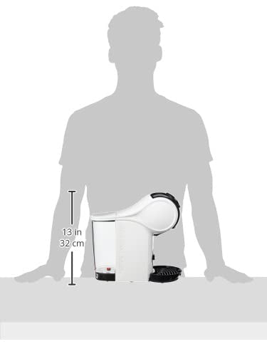 NESCAFÉ De'Longhi Dolce Gusto EDG225.W Automatic Coffee Machine Genio S Pod Coffee Machine, compact design, adjustable drink size, 0,8L removable water tank, White White Machine