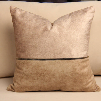 Golden Chain Polyester PU Cushion Cover Hotel Home Decoration 45x45cm-6