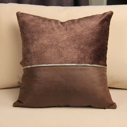 Golden Chain Polyester PU Cushion Cover Hotel Home Decoration 45x45cm-4