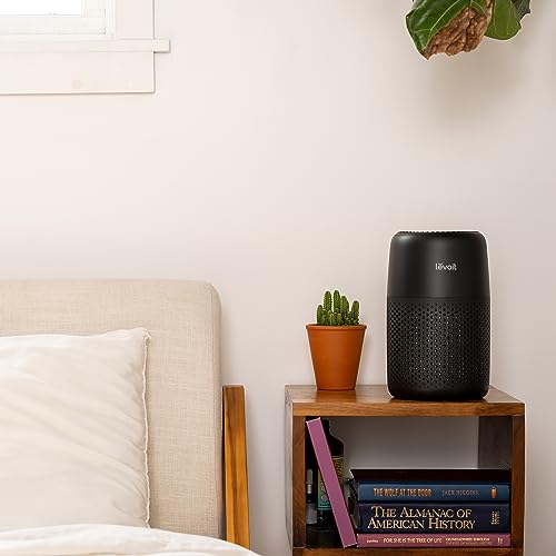 LEVOIT Air Purifier for Bedroom Home, Quiet HEPA Filter Cleaner with Fragrance Sponge & 3 Speed for Better Sleep, Air Frenshener, Allergies, Dust, Pet Dander, Odour, Smoke, Office, Desktop, Core Mini