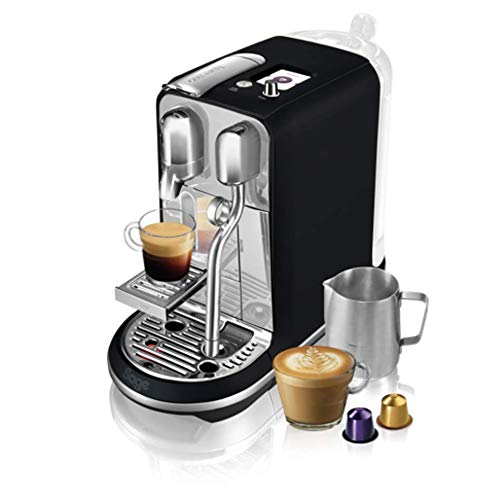 Nespresso Creatista Plus Coffee Machine by Sage, Capsule Espresso Machine, BNE800, Brushed Stainless Steel