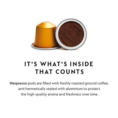 Nespresso De'Longhi CitiZ EN167.B, Capsule, Single-Serve Pod Coffee Machine, Compact Design, 19 Bar Pressure, 2 Cup Sizes, Welcome Set Included, Black, 1260 W