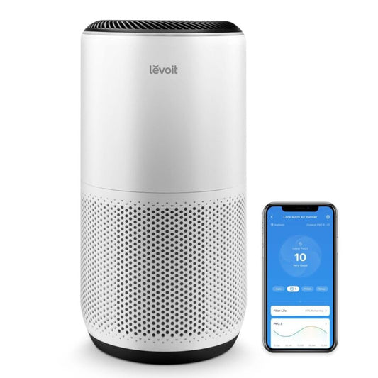 LEVOIT Smart Wifi Air Purifier for Bedroom Home 100m², CADR 240m³/h, HEPA Filter with Air Quality Sensor, Alexa Control & Quiet Auto Mode, Removes Pollen Allergen Dust Odour, Core 300S
