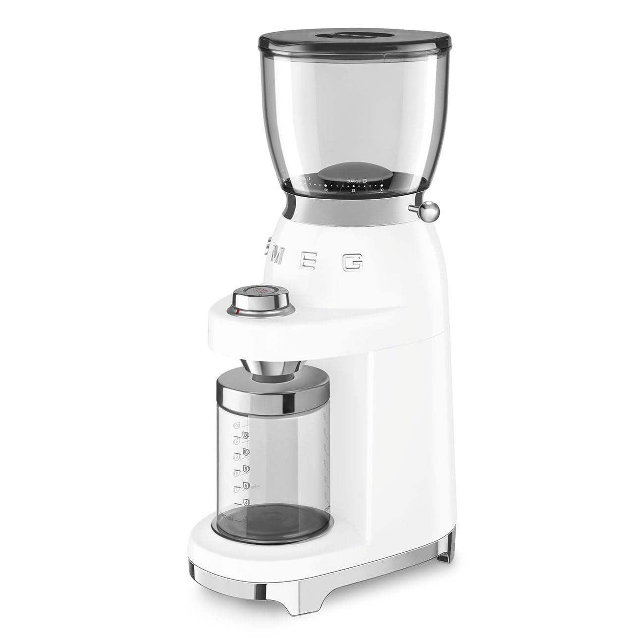 Smeg Retro Coffee Range Set, Espresso Machine with Steam Wand, Electric Coffee Grinder, Black
