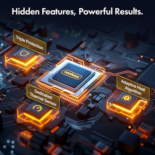 VonHaus Oil Filled Radiator 11 Fin, Heater Portable Electric Free Standing 2500W for Home, Office, Any Room – 24 hour Timer, Adjustable Thermostat, 3 Heat Settings, 4x Wheels, 1.5m Power Cable