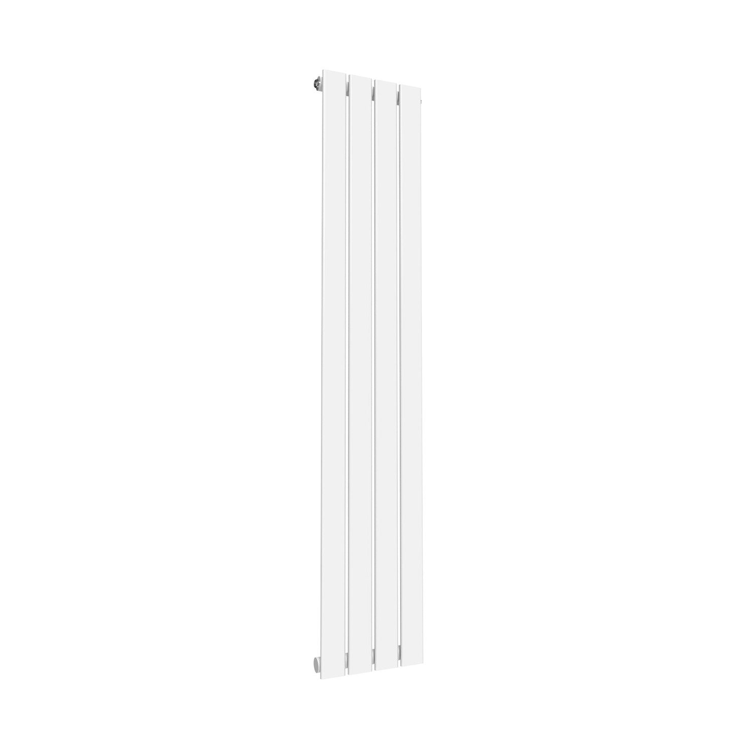 ELEGANT Radiators Vertical White Tall Single Bathroom Kitchen Designer Radiator Flat Panel 1800 x 452 mm