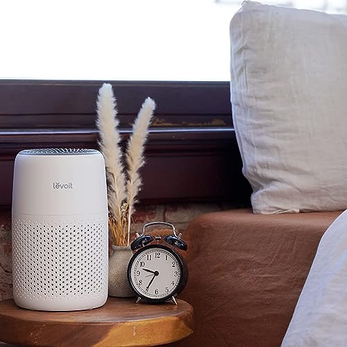 LEVOIT Air Purifier for Bedroom Home, Quiet HEPA Filter Cleaner with Fragrance Sponge & 3 Speed for Better Sleep, Air Frenshener, Allergies, Dust, Pet Dander, Odour, Smoke, Office, Desktop, Core Mini
