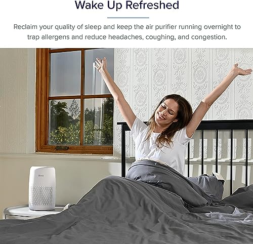 LEVOIT Air Purifier for Bedroom Home, Quiet HEPA Filter Cleaner with Fragrance Sponge & 3 Speed for Better Sleep, Air Frenshener, Allergies, Dust, Pet Dander, Odour, Smoke, Office, Desktop, Core Mini