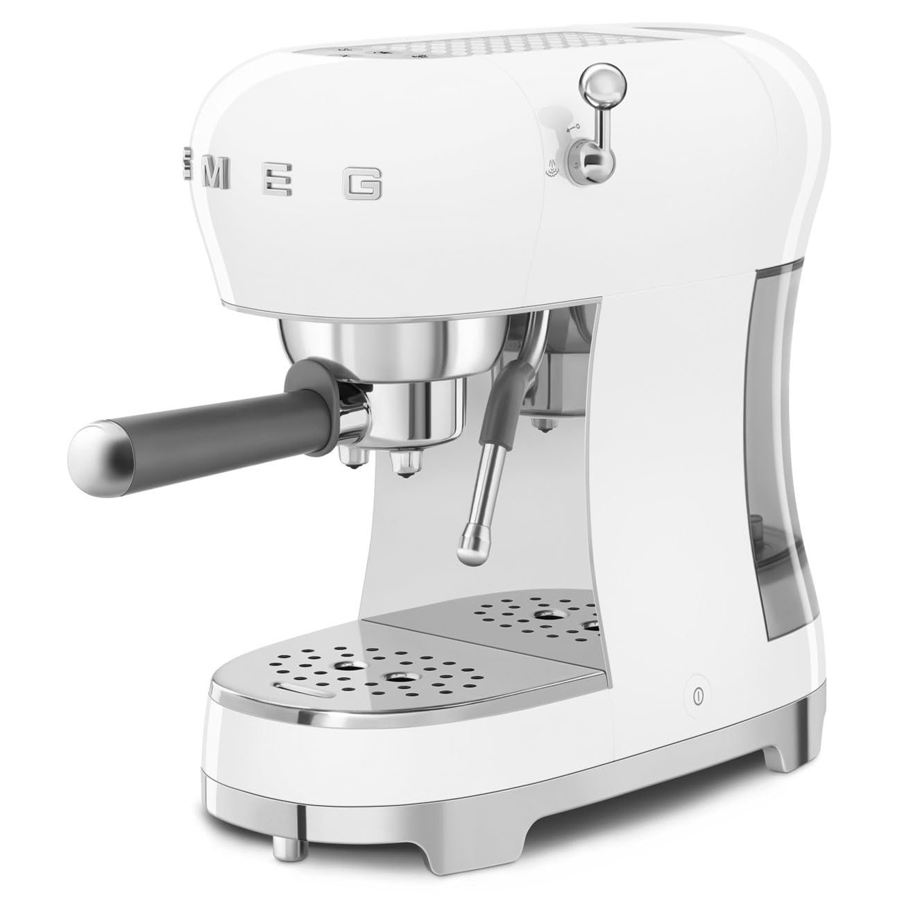 Smeg Retro Coffee Range Set, Espresso Machine with Steam Wand, Electric Coffee Grinder, Black